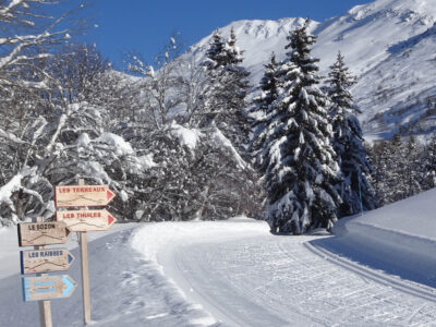 Les pistes de ski de fond à naves - savoie